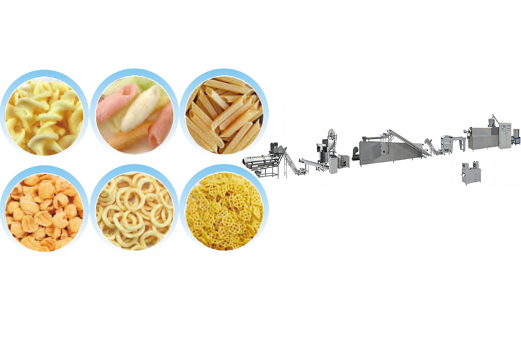 2d 3d snack pellet extrusion equipment