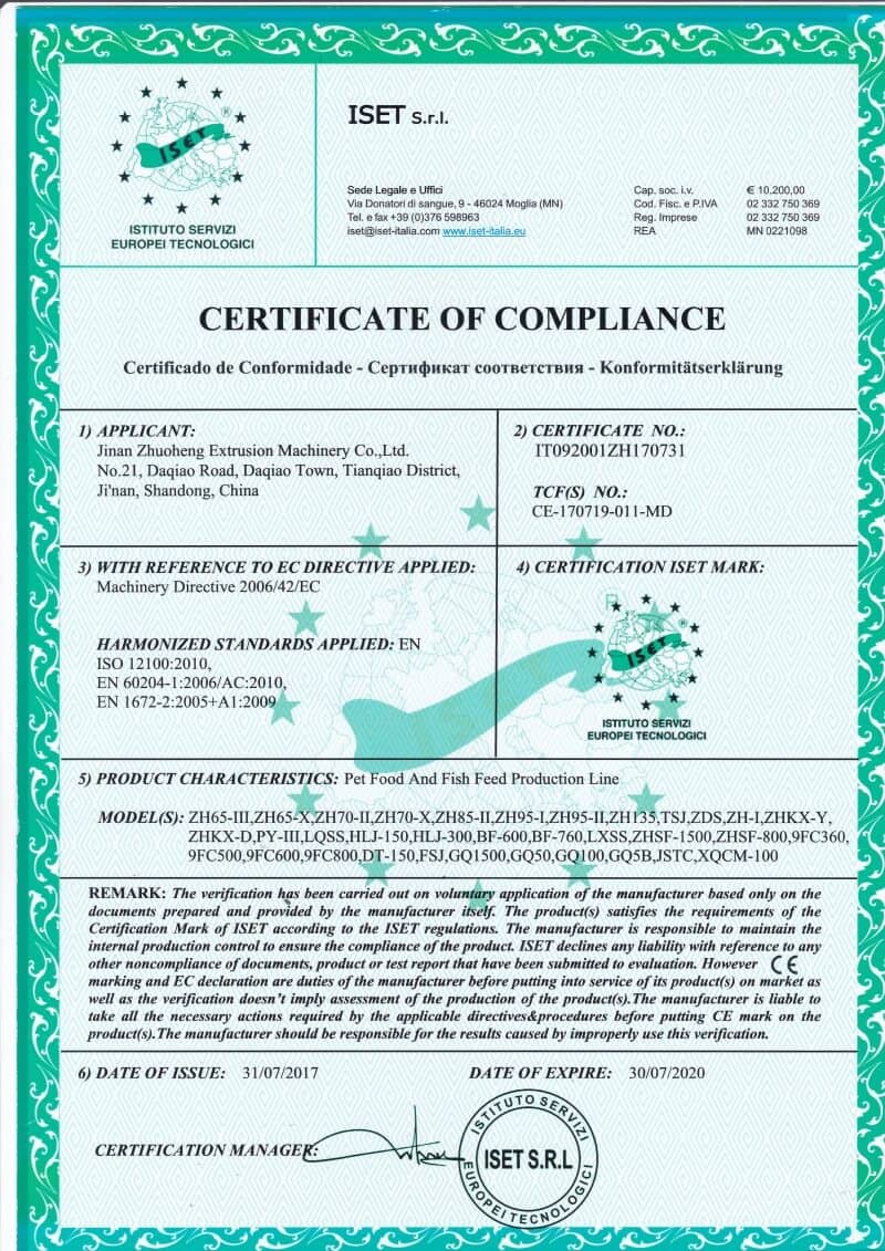 Global Cases & Installations | Turnkey Extrusion Lines | Zhuoheng CE compliance certificate for Zhuoheng extrusion machinery