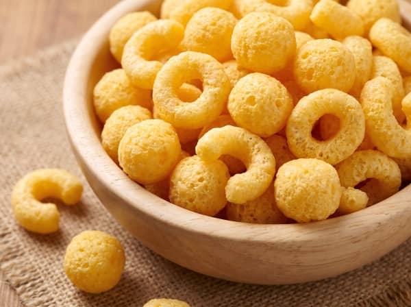 direct expanded corn puff balls