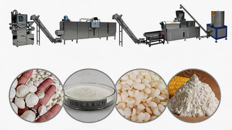 Heavy-duty continuous reactive twin-screw extruder manufacturing API grade oilfield modified starch.