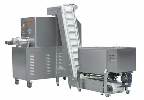 Turnkey Macaroni & Pasta Extrusion Line | Single-Screw | Zhuoheng txf 85 cold macaroni extruder