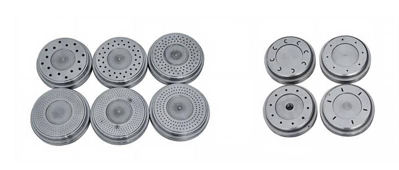 Turnkey Aqua Feed Processing Line | Floating & Sinking | Zhuoheng Various customized stainless steel die molds for Zhuoheng fish feed extruder to produce different pellet sizes and shapes