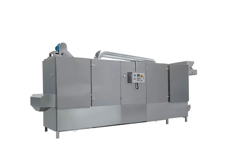 Five-layer continuous diesel and gas heated drying oven for starch moisture reduction.