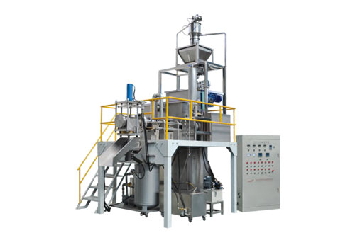 Zhuoheng TXF200 heavy-duty single-screw macaroni pasta extruder.