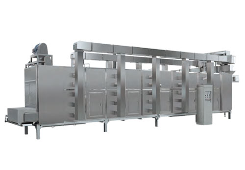 ZHKX-RF series multi-layer continuous gas and diesel fired belt conveyor drying oven.