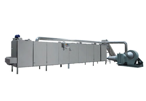 ZHKX-VQ-900 steam heated continuous 5-layer food belt conveyor dryer.